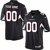 Customized Men Arizona Cardinals Black Team Color Nike Game Stitched Jersey,baseball caps,new era cap wholesale,wholesale hats